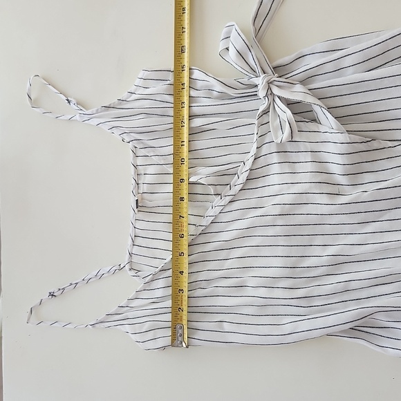 Roxy White Black Stripe Women's Intense Sunrise Stripe Romper medium - Picture 9 of 9